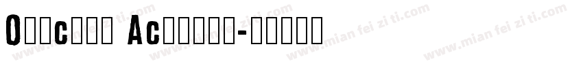 Obscure Actions字体转换